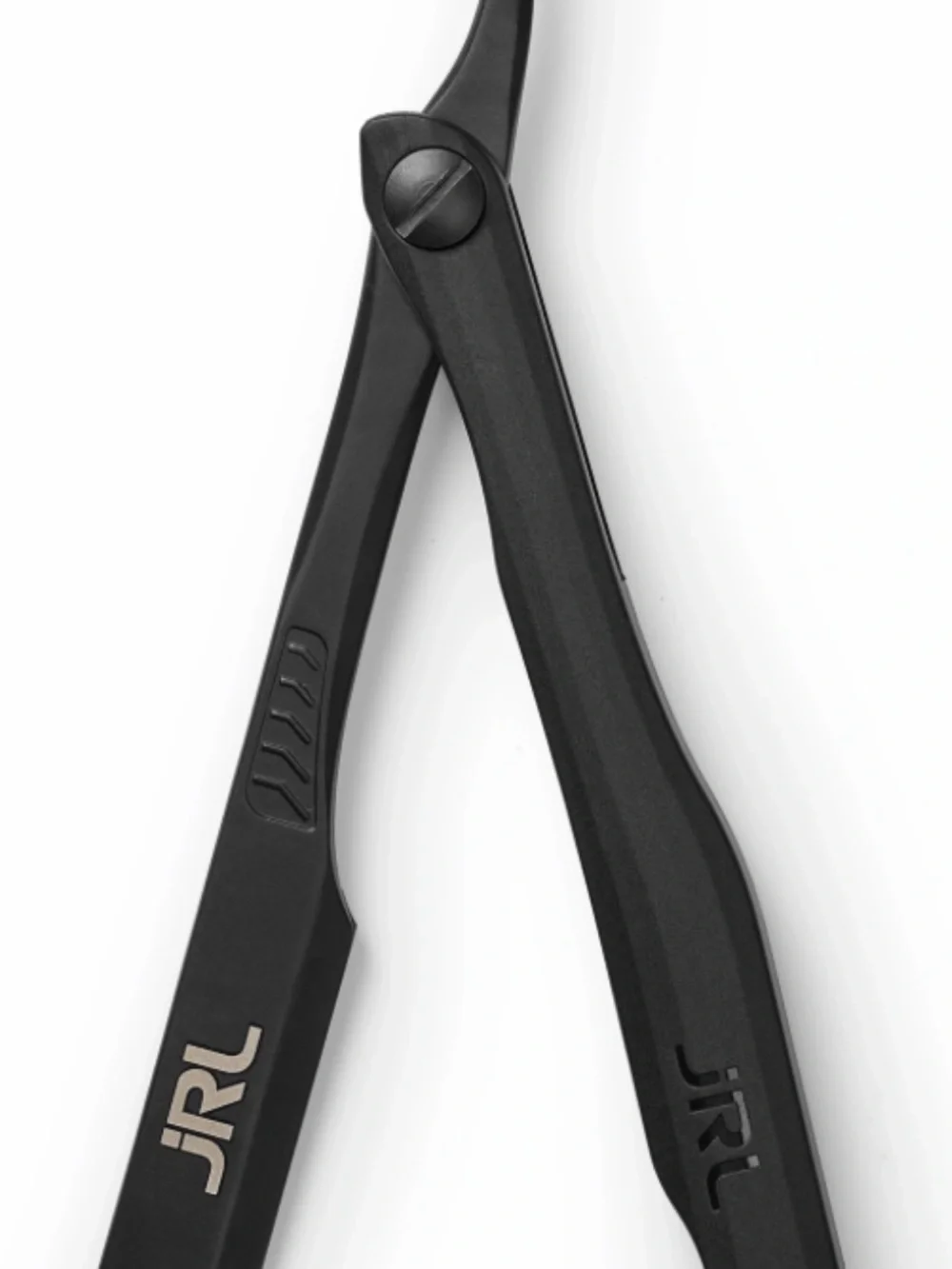 JRL Black Foldable Straight Razor holder magnetic Precision Shaving